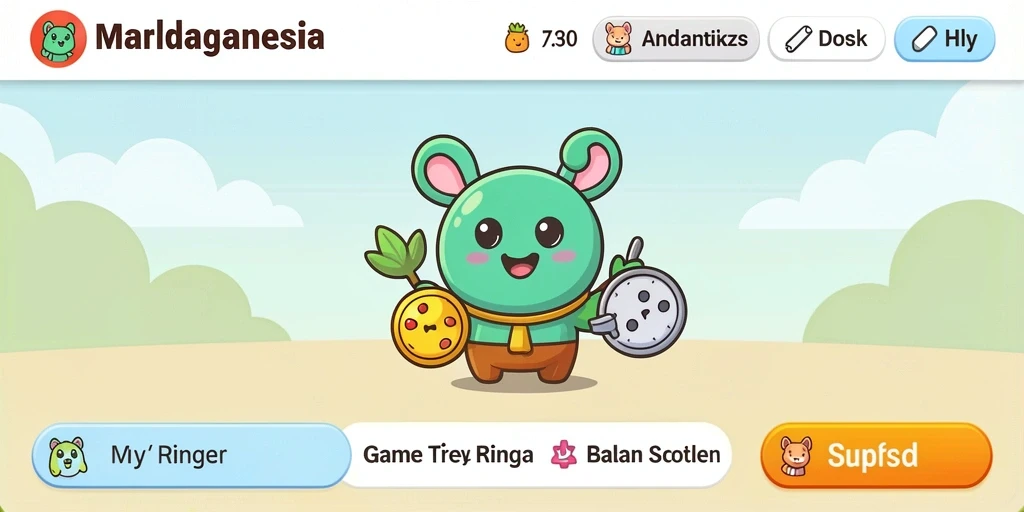 Screenshot interaksi sosial antar pemain.
