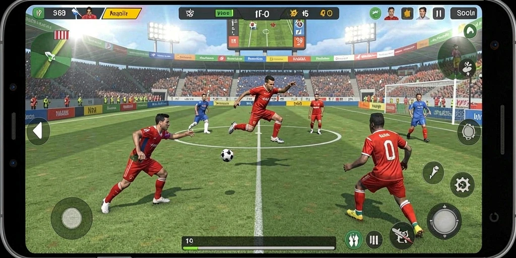 Gambar ini menunjukkan fitur interaksi sosial antar pemain.