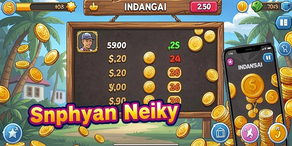 Screenshot menggambarkan sistem reward dengan tawaran menarik.