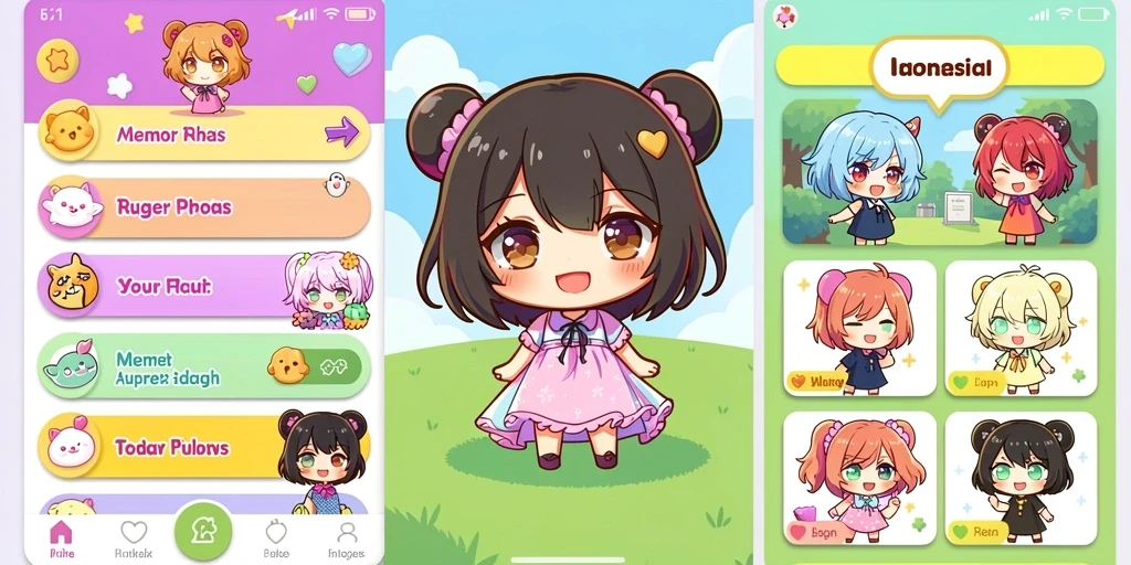 Antarmuka yang mudah digunakan untuk navigasi game.