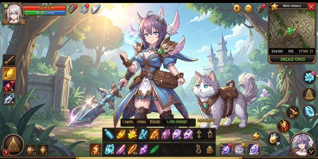 Beberapa item yang bisa dibeli menggunakan koin virtual dalam game.