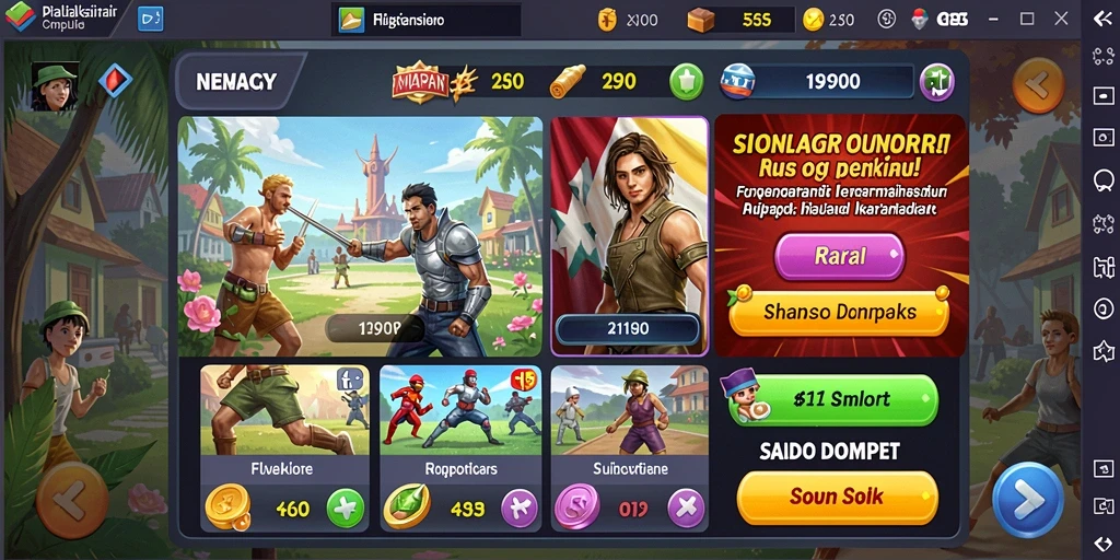 Interaksi yang seru dengan karakter NPC.