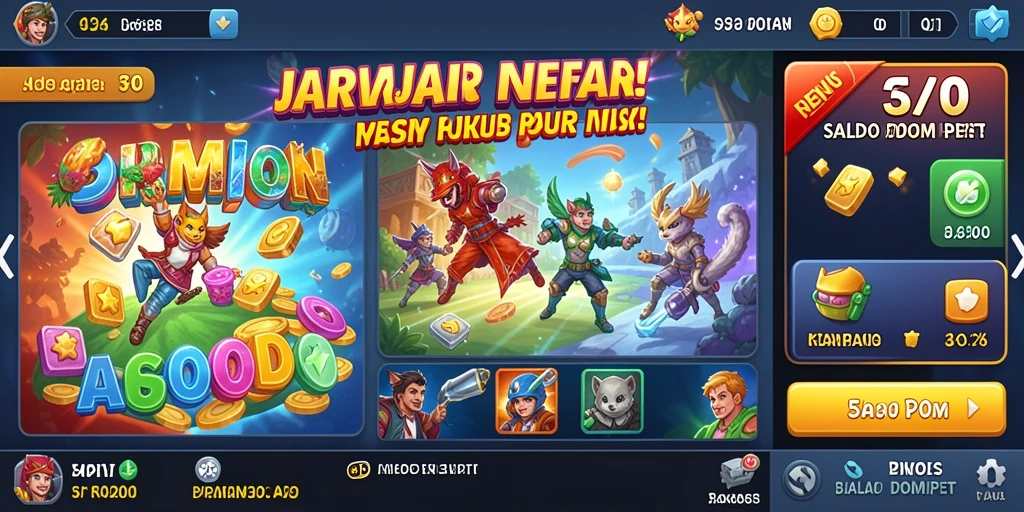 Karakter yang beragam dan unik menambah keseruan permainan.